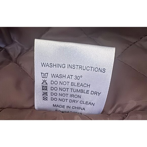 Mens X-Large TBMPOY TRR Brown Bomber Jacket Quilted Lining Zip Arm Pocket XL - Picture 6 of 9